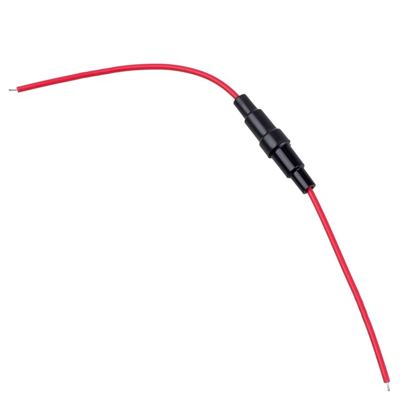 5 Pcs Screw Type 22 AWG Wire 5 x 20mm Inline Fuse Holder