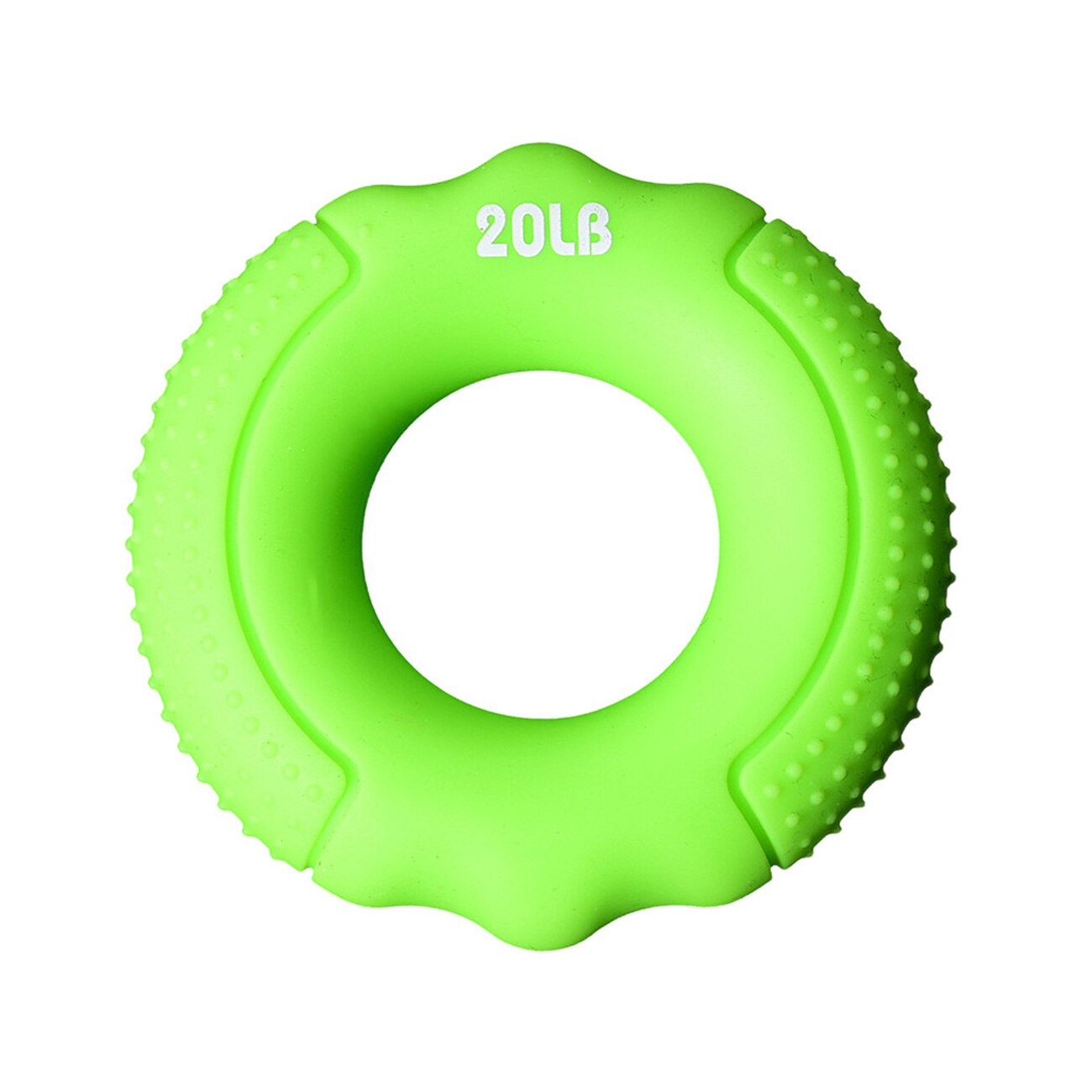 Strength Hand Gripper Grip Silicone Ring Hand Resistance Band Finger Stretcher-Exercise Forearm Wrist Training Carpal Expander: green