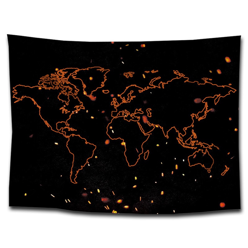 150*200cm mapa świata drukowanie gobelin, koc koc ściana, tkaniny, ręcznik robić włosów, Dom wiszące malowanie, dekorowanie obrus cb