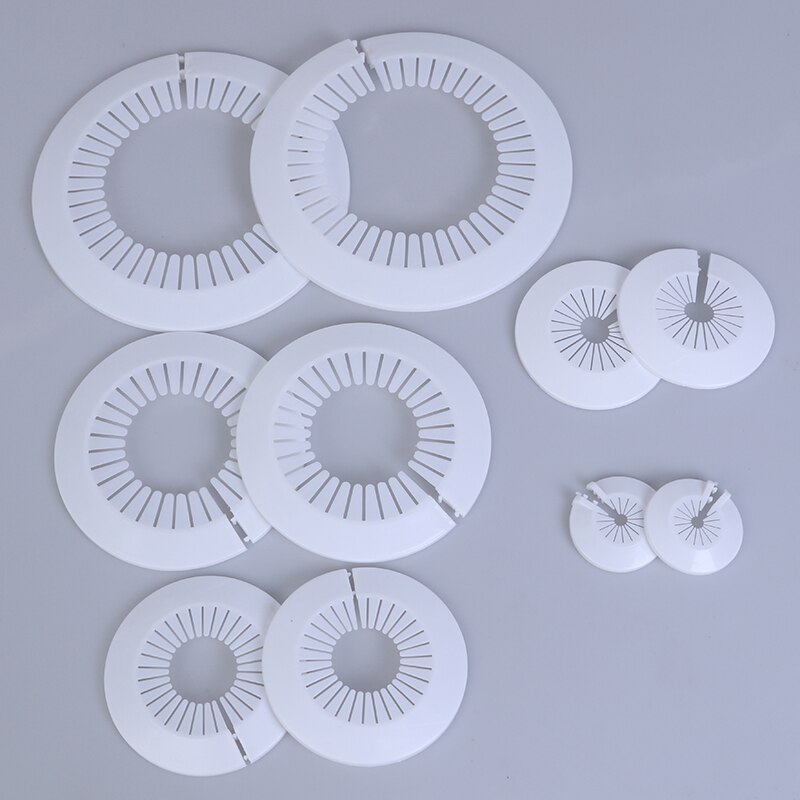 2 Pcs Wall Hole Duct Cover Shower Faucet Angle Valve Pipe Plug Decoration Cover Pipe Fittings Acc