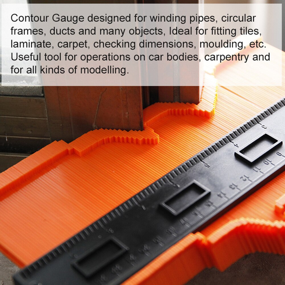 5inch 10inch Copy Irregular Shapes Gauge Portable Laminate ABS Measure Ruler Tiling Auto Body Profile Tool Duplicator