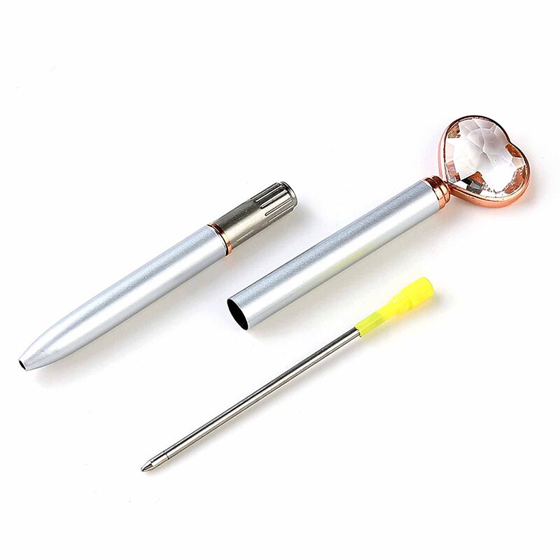 10 stuks balpenvullingen met zwarte inkt voor grote diamant/kristallen pen