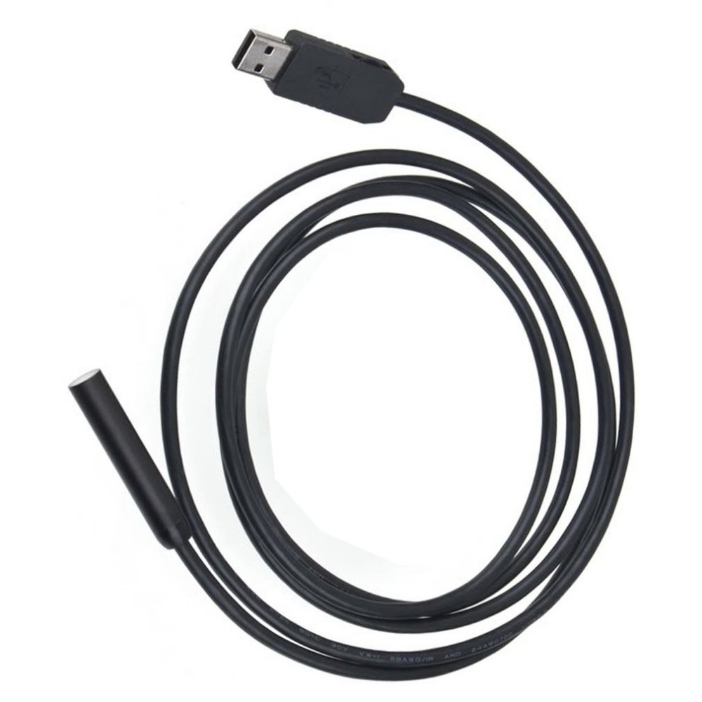 2M 10mm Lens HD 720P CMOS Waterproof USB Ear Endoscope 4 LED Pipe Inspection Camera Endoscope Snake Tube For Android Phone PC