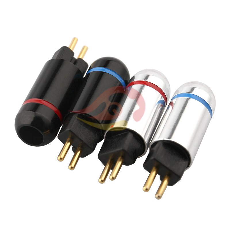 1 Paar Audio Connector 0.78 Mm Plug Adapter Earphone Pins Plug Voor Westone UM3X W4R UE18 Connector Adapter Pins Audio jack