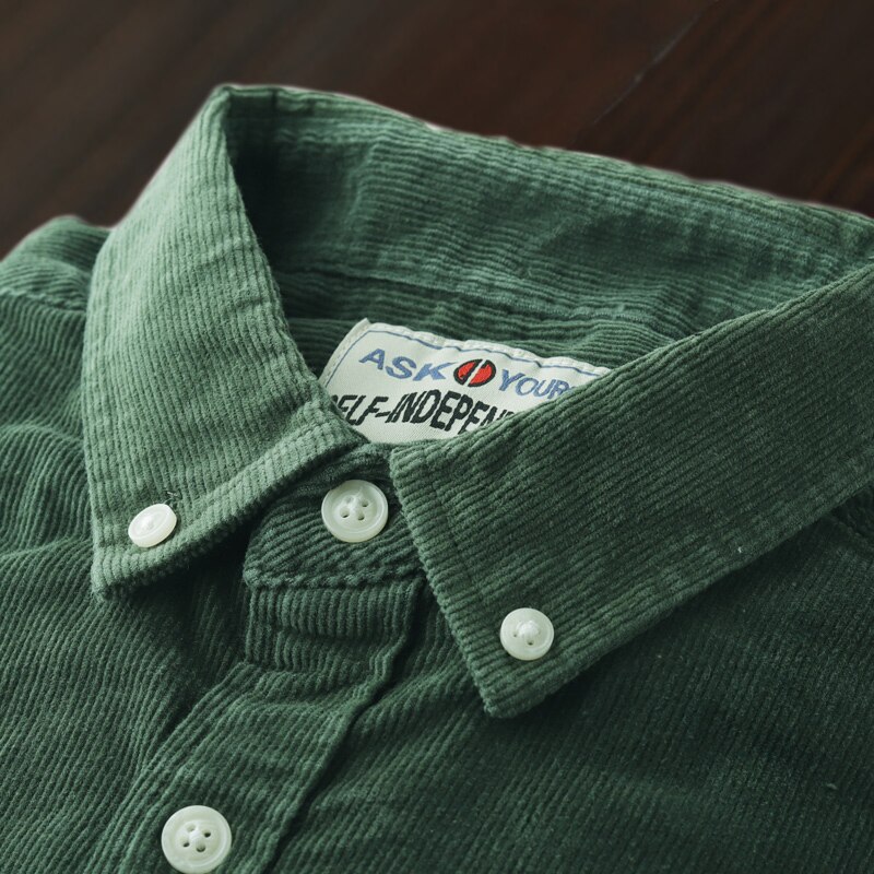 Hommes grande taille chemises grandes tailles velours côtelé à manches longues flanelle chemise velours côtelé hommes printemps automne robe chemise longue surdimensionné II50CS