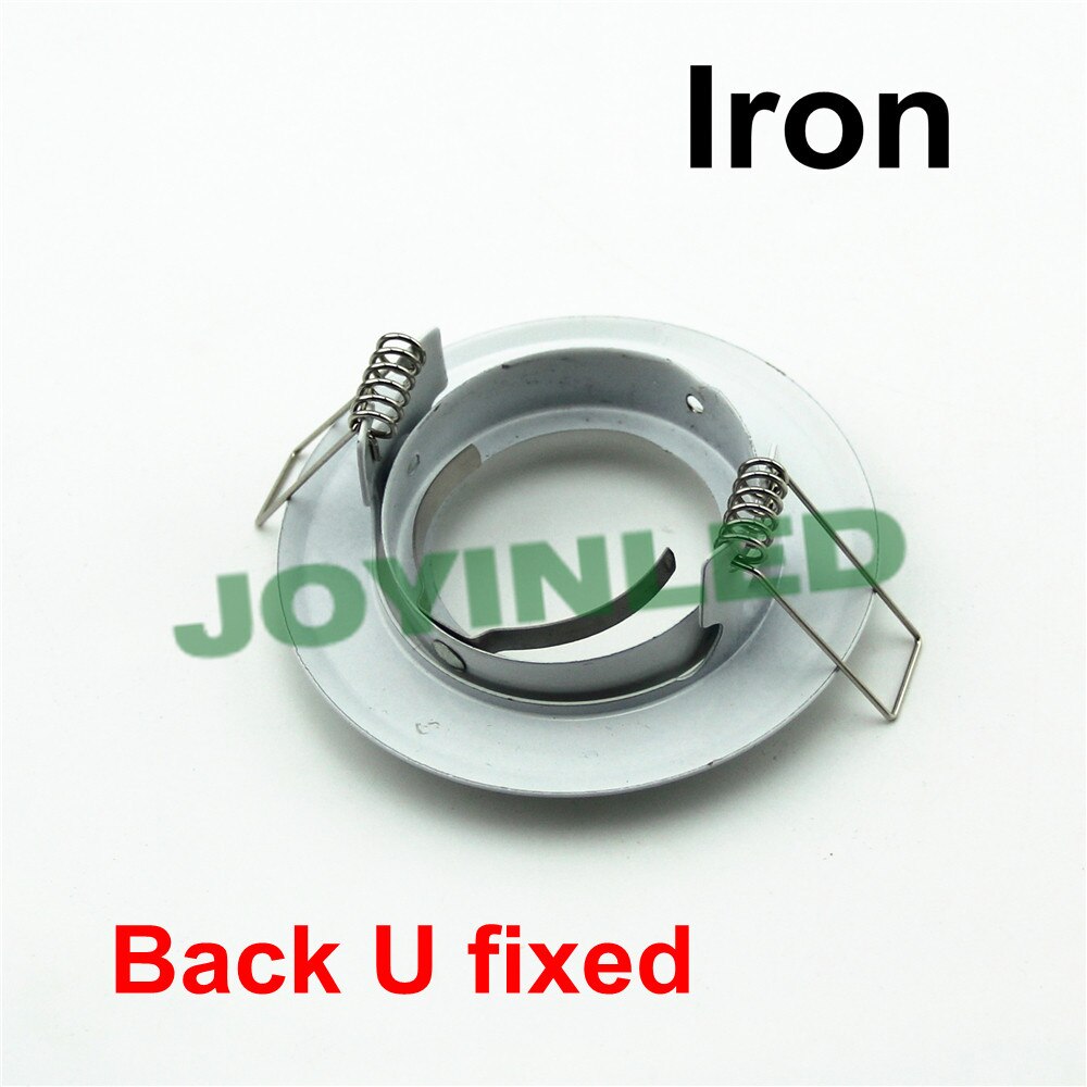 Iron lamp Trims Recessed Led Ceiling Light Frame Gu10 Fittings White Downlight Holder