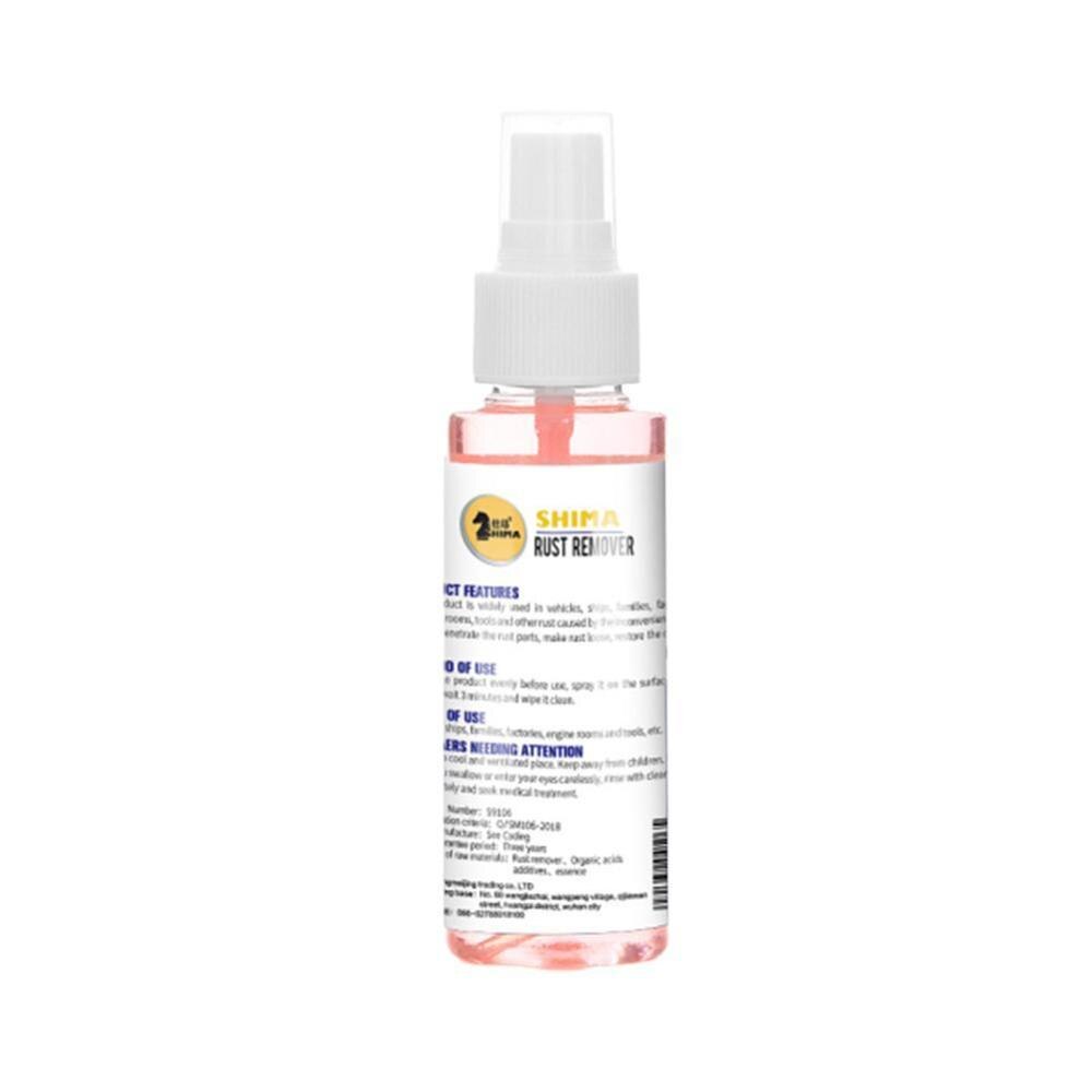 80ml Rust Remover Door Window Rust-proof Lubricant Cleaning Wheel Lubrication Surface Hub Oxidation Metal Prevention Rust S E6N2