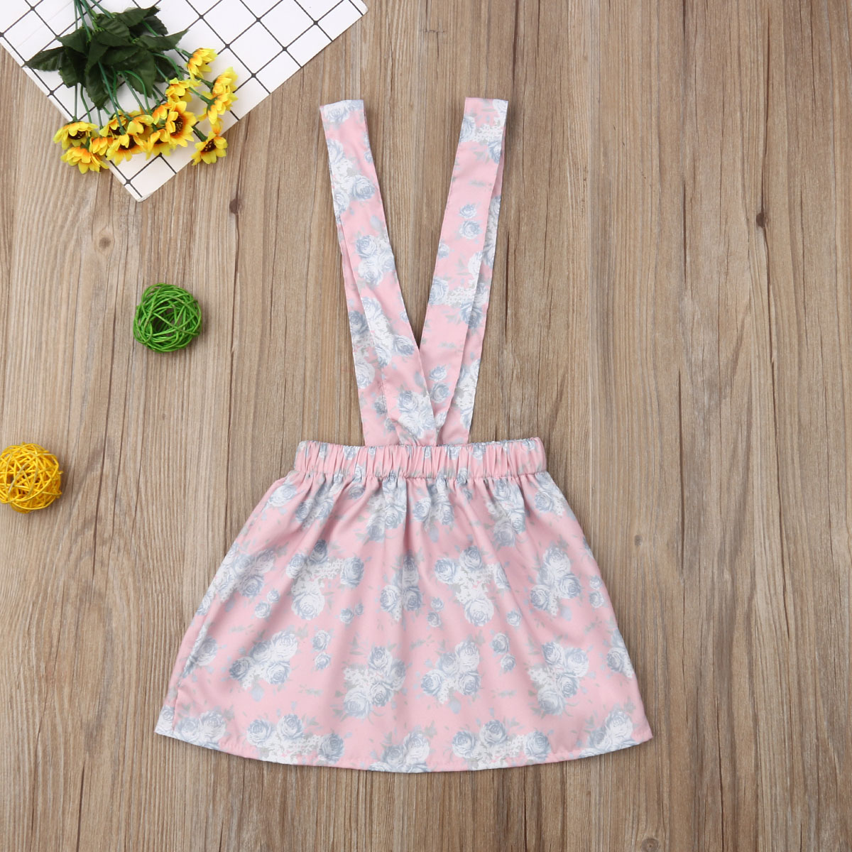 Baby Baby Kids Meisjes Peuter Jarretel Rok Overalls Bloemen Cotton Outfit Kleding Sunsuit