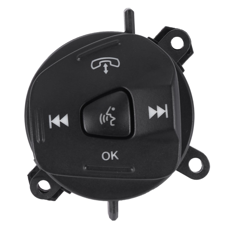 Car Steering Wheel Multi-Function Button, Cruise Control o Control Key Switch for Ford Fiesta: Default Title