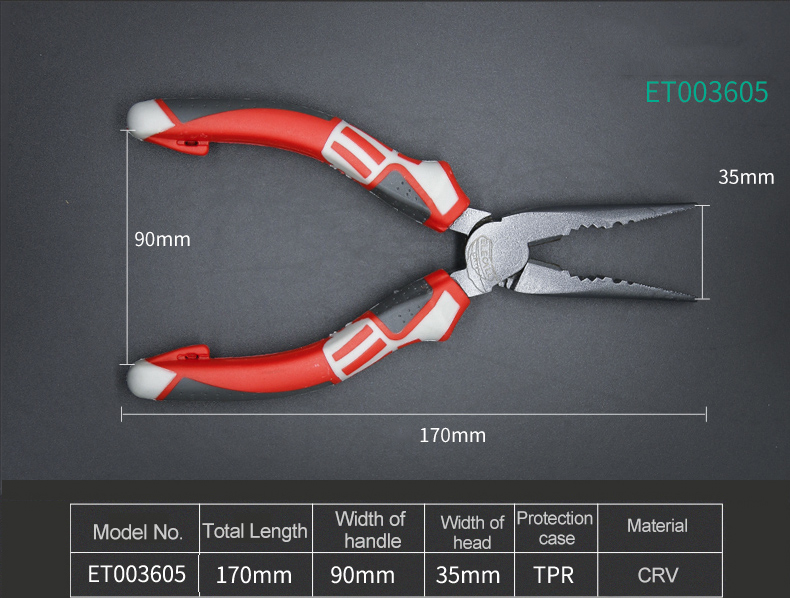 ELECALL 6" 8" Eletrition tool pliers Long nose nippers Diagonal pliers Beading Cable Wire Side Cutter Cutting Nippers hand tools