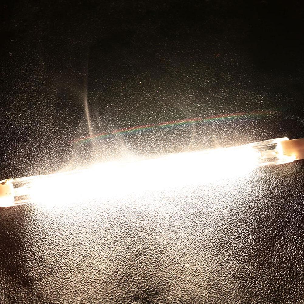 Lámpara segura de tungsteno-yodo, suministro doméstico, 100W, duradera, iluminación de habitación, lámpara halógena brillante para interior y exterior de 220V-240V