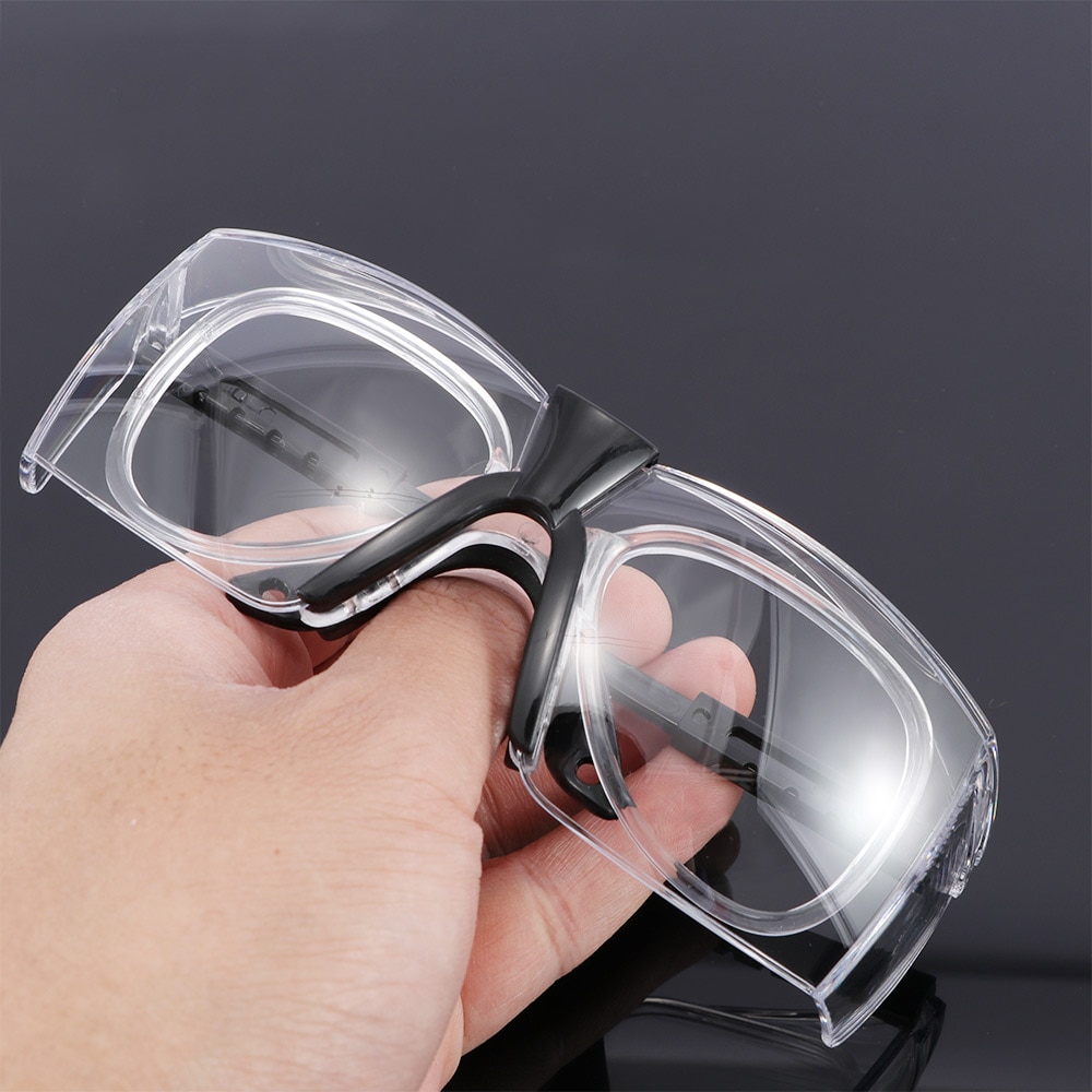 Werk Veiligheidsbril Anti-Splash Wind Stofdicht Beschermende Glazen Optische Lens Frame Voor Onderzoek Fietsen Ogen Protector