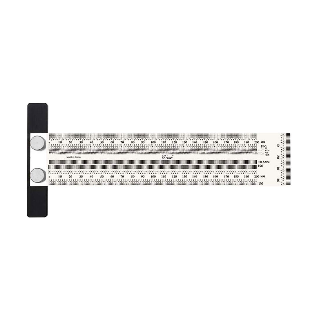 High-precision Scale Ruler Hole Ruler T-type Stain... – Grandado