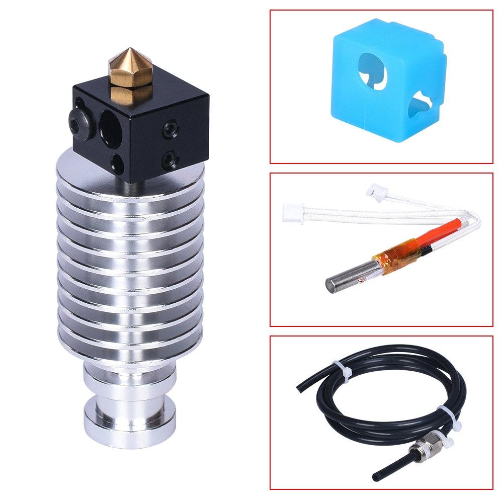 I3 Mega Hotend Upgrade 12V 24V Bowden Extruder V5 J-head Hotend 3D Printer Parts For Anycubic I3 Mega Mega-S Parts vs V6 Hotend