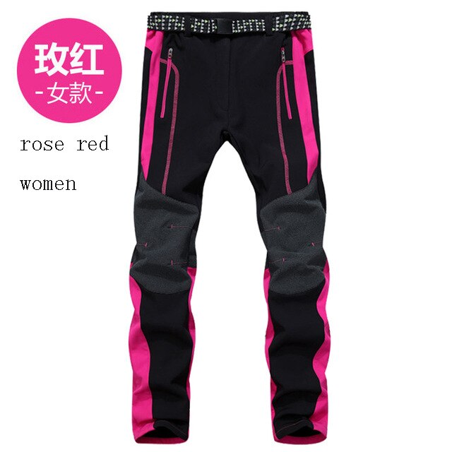 hiking pants men winter fleece waterproof outdoor trekking camping fishing Soft shell Trousers Camp Fish Climb