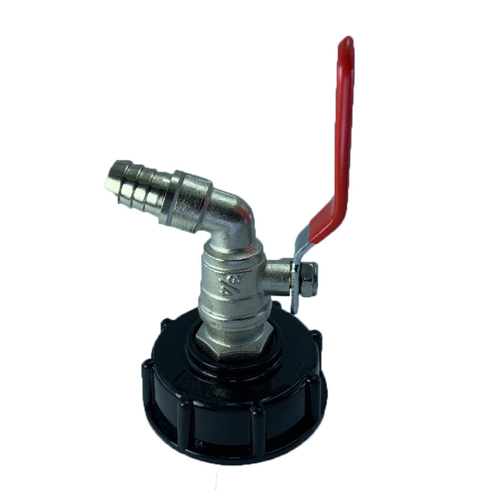 TOOLSTAR IBC Adapter, IBC Adapter Connector 3/4 Inch S60x6 IG voor IBC Slangklep Adapter Water Tank Regen Vat 1000L Water Connectoren (Messing