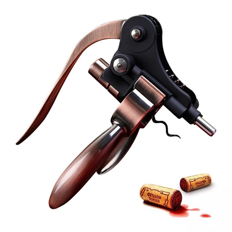 Lever Rabbit-Shaped Corkscrew Wine Openers Zinc Alloy Bottle Bottle for Home Use Kitchen Tools Accessories