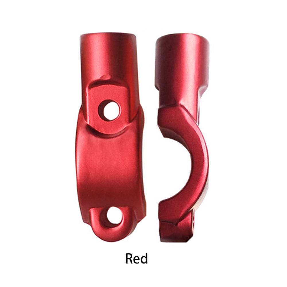 Motorcycle Rear View Mirror Bracket Mount Adapter Holder Clamp Screw Universal For Bike ATV CNC Aluminum 22mm 7/8" Handlebar: red
