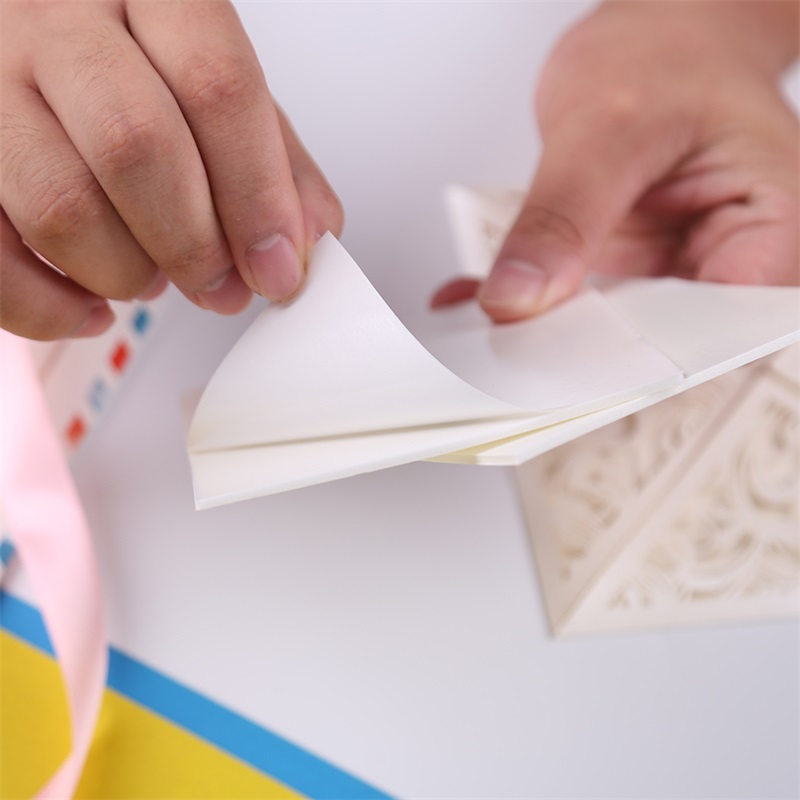 Dobbeltsidig selvklebende skumark strimler klistremerker til gjør-det-selv å legge til popkort lage scrapbooking håndverksrekvisita klebrige ark
