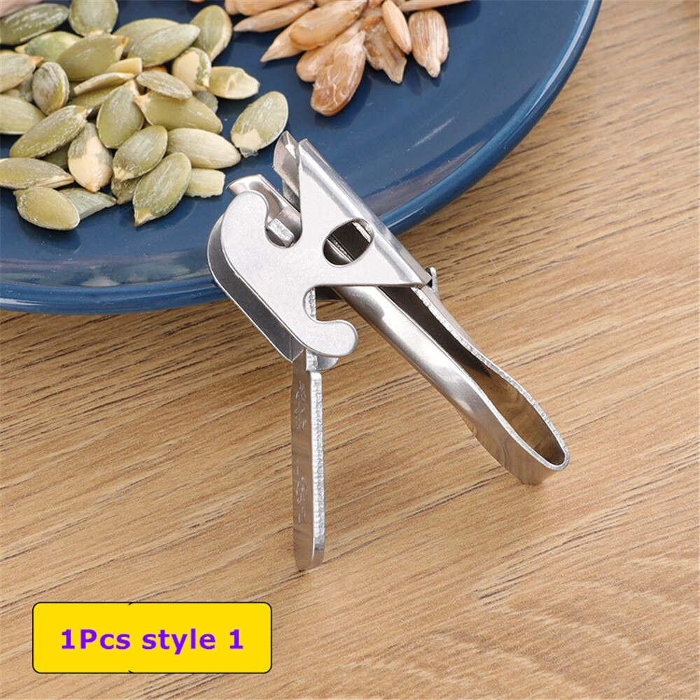 Sheller Nuts Opener Melon Seed Plier Clamp Pistachio Opener Sunflower Seeds Peeler Walnut Pine Cracker Kitchen Tools Accessories: style 1