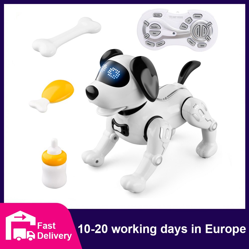JJRC Fernbedienung Smart Roboter Hund 2,4G Intelligente Roboter Hund Programmierbare Pet Kinder Jungen Mädchen Geburtstag Weihnachten