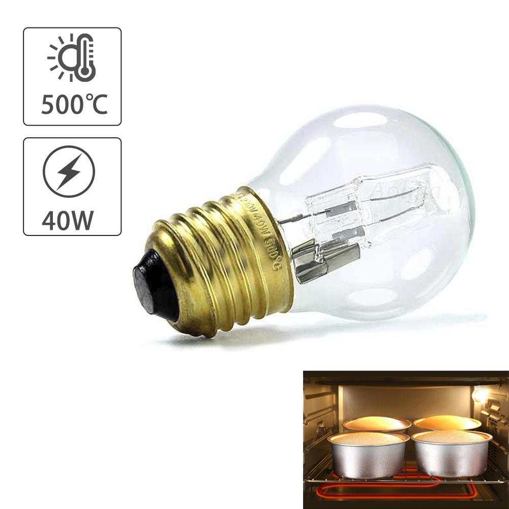 E27 40w varm hvid ovn komfur lampe varmebestandigt lys 110-250v