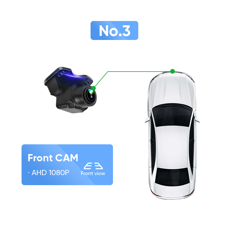 Ainavi Rearview AHD Backup camera 1080P WaterProof 120°Wide-Angle for Ainavi Car Audio System: Orange