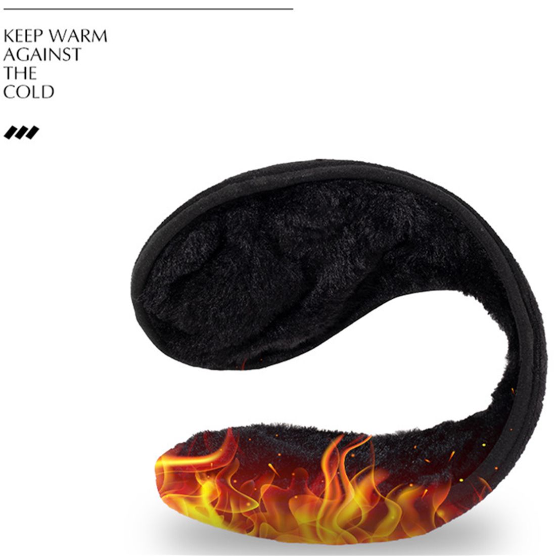 Winter Bluetooth 5.0 Earmuffs Wireless Music Ear Muffs USB Warmers Headphones Black Keep Warm Muffs for Women Men