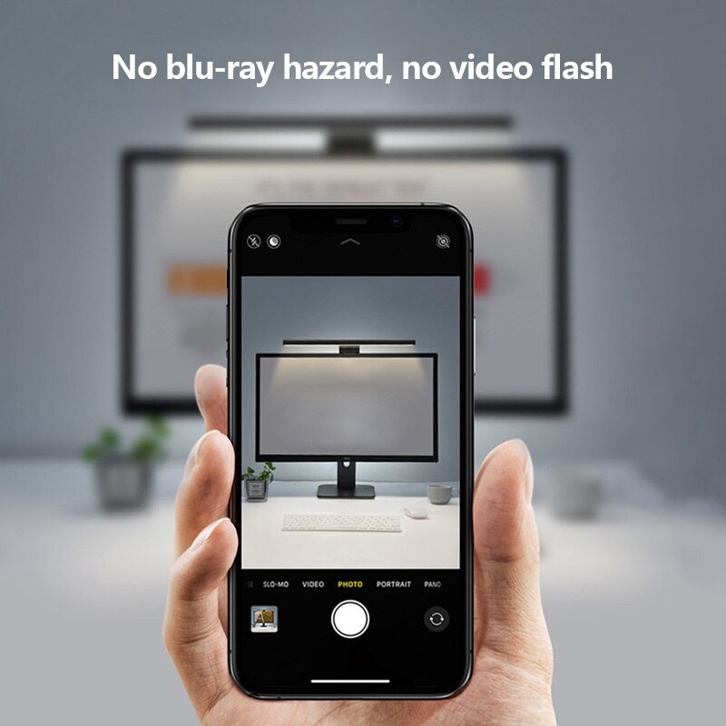 Display Hanging Desk Lamp 2900k-6500k Foldable Student Eyes Protection Reading Writing Learning Desk Lamp