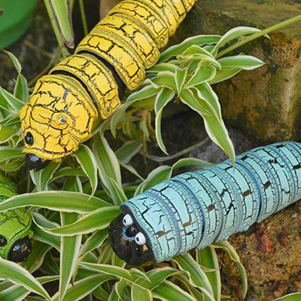 Oruga de insectos con Control remoto, juguete de plástico infrarrojo de simulación de animales para bromas, broma, juguetes difíciles para Halloween