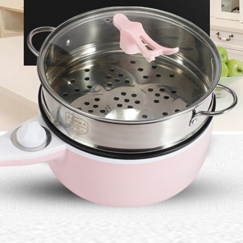 Stainless Steel Electric Mini Cooker For Ramen Eggs Dumplings Soup Porridge Oatmeal With Temperature Control Heat Preservation