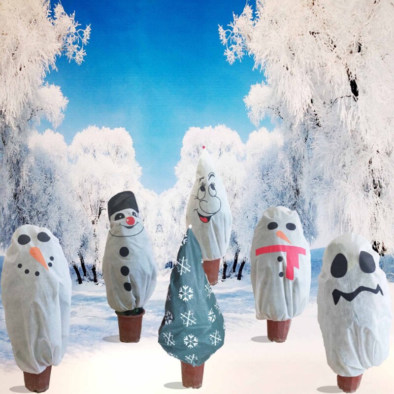 Hiver nouvel an arbre de noël couverture couverture plante couvre gel Protection plante serre couverture extérieur jardin décor