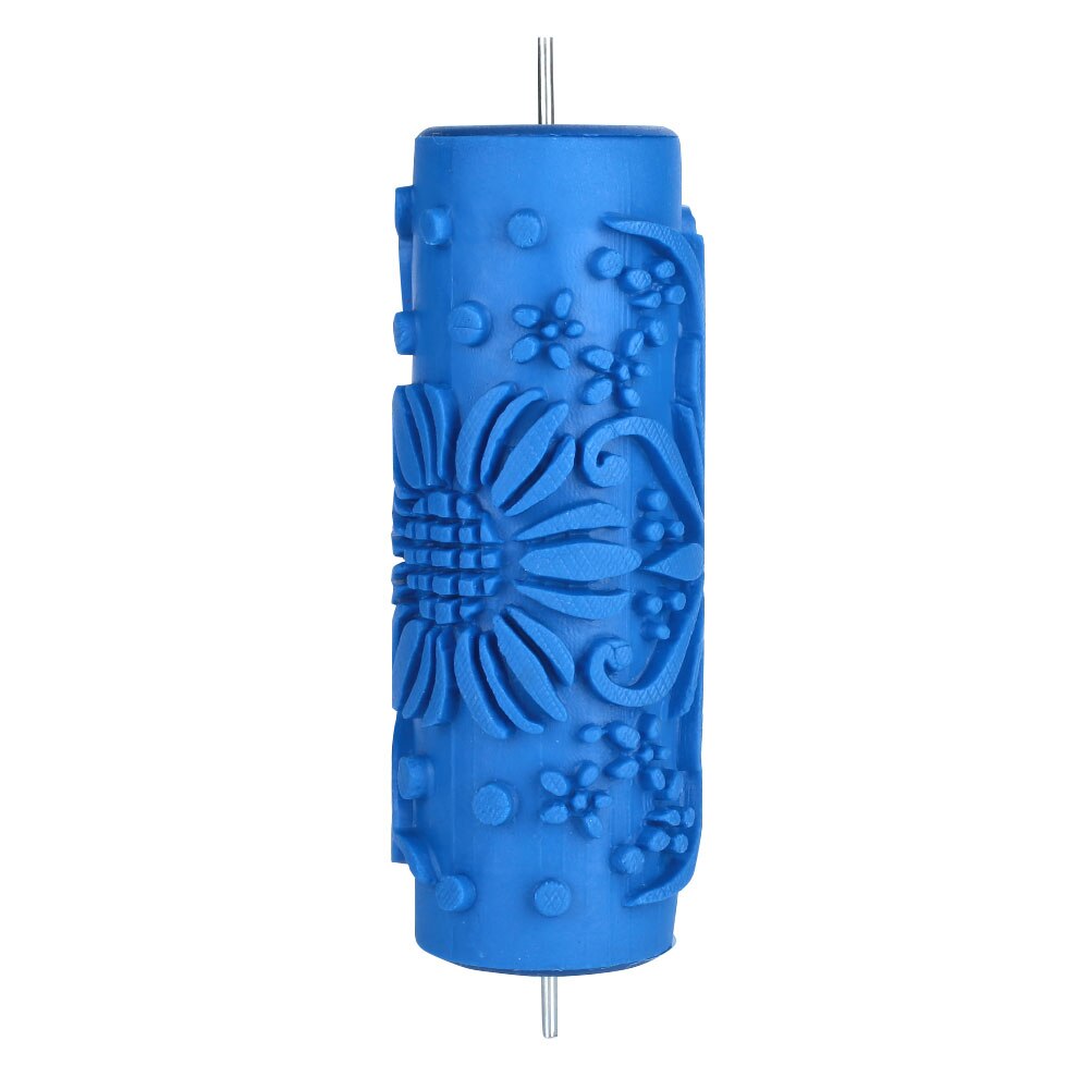 Decoration Home Roller Brushes Wall Painting Tool Paint Brush Durable Rubber Wallpaper Appropriative Rolling Various Patterns: 010Y