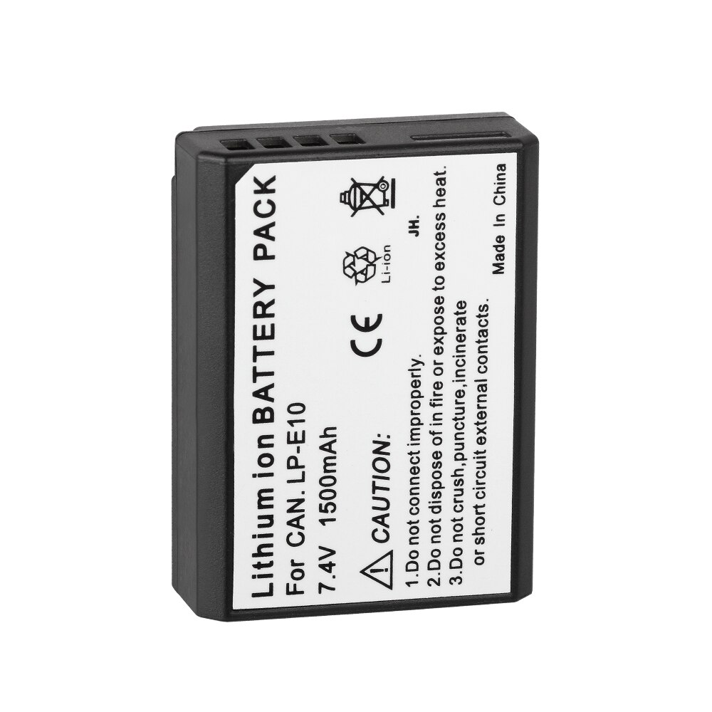 Lp -e10 lpe 10 lp e10 akku 1500 mah canon rebelille  t3 t5 kiss  x50 x70 eos 1100d 1200d 1300d e10 kameran akkua: 1 akku