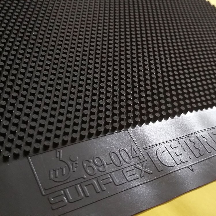 Gomma da ping-pong da ping-pong allungabile lunga SUNFLEX ICEBREAKER con gomma spugnosa senza spugna (bue Topsheet)