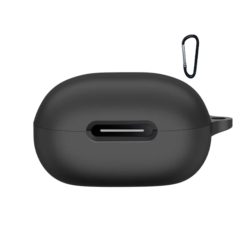 Pour Anker Soundcore P40i étui couleur unie Silicone antichoc Bluetooth écouteur couverture pour Soundcore p40i écouteur boîte: Black