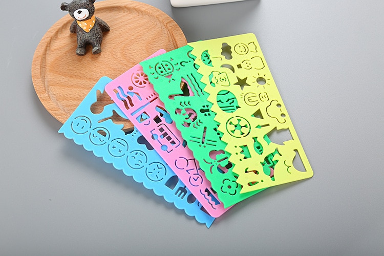 4 st barns multifunktionella visdom och variabla regler söta student brevpapper rita öva på att måla: Default Title