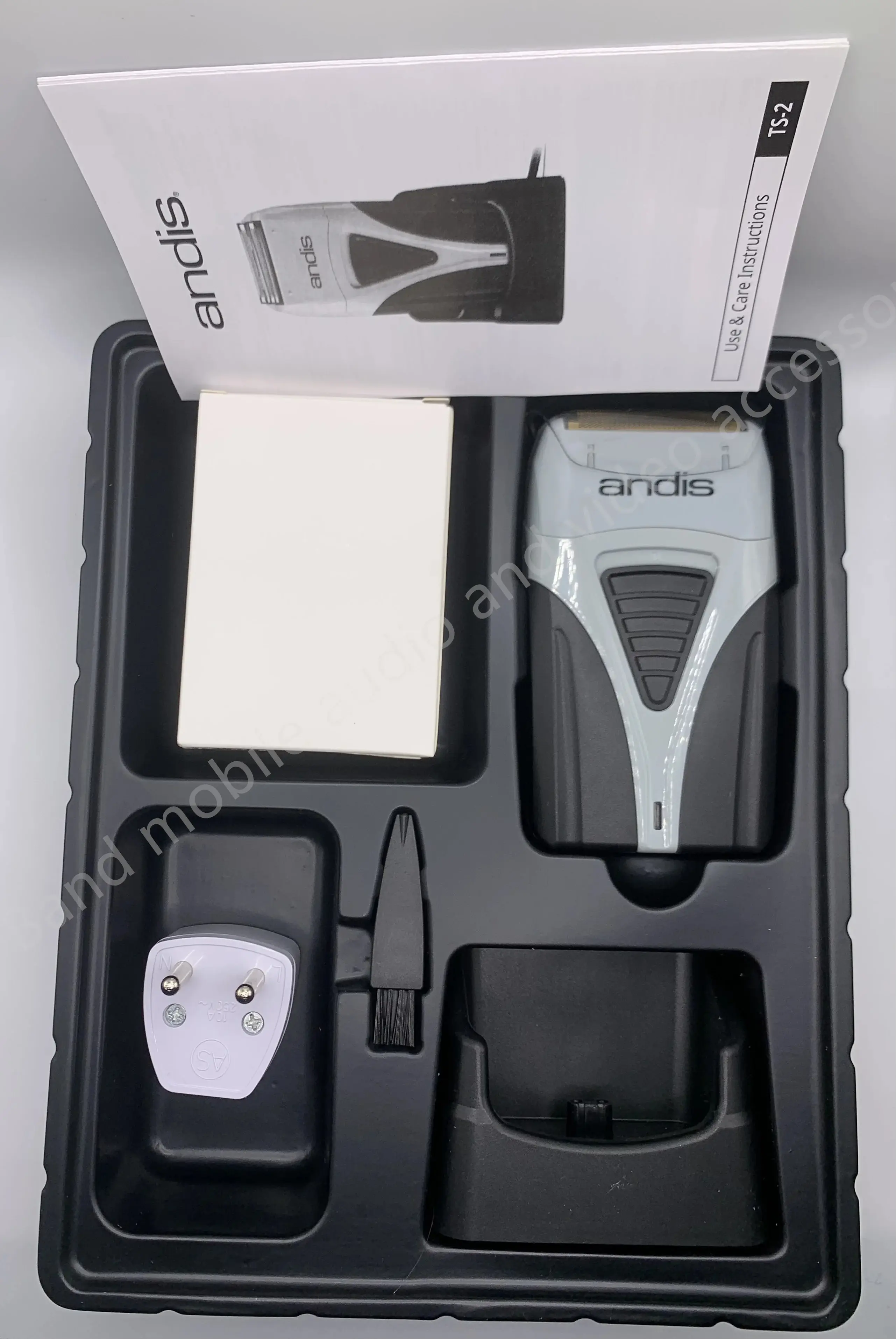 ANDIS Profoil Lithium Plus 17205 barber hair cleaning electric shaver for men razor bald hair clipper supplies Original American: Gold