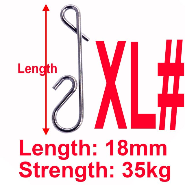50pcs Fishing Line Wire Braid Knotless Connector Fishing Lure Hook Barrel Solid Ring Swivel Fly Carp Accessory Fish Tackle Tool: 18mm 50pcs