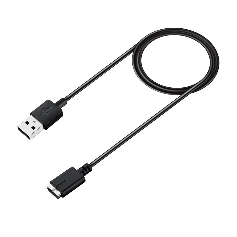 Black 1M USB Charging Cable Cord Fast Charger Line For Polar M430 Running Watch