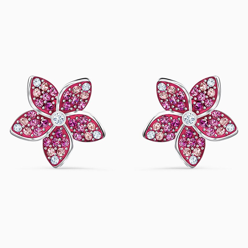 Swarovskis Original 1:1 tropisch Ahorn Blatt und Papagei Sammlung einstellen Schmuck einstellen Halskette und Armbinde Damen: 5519254