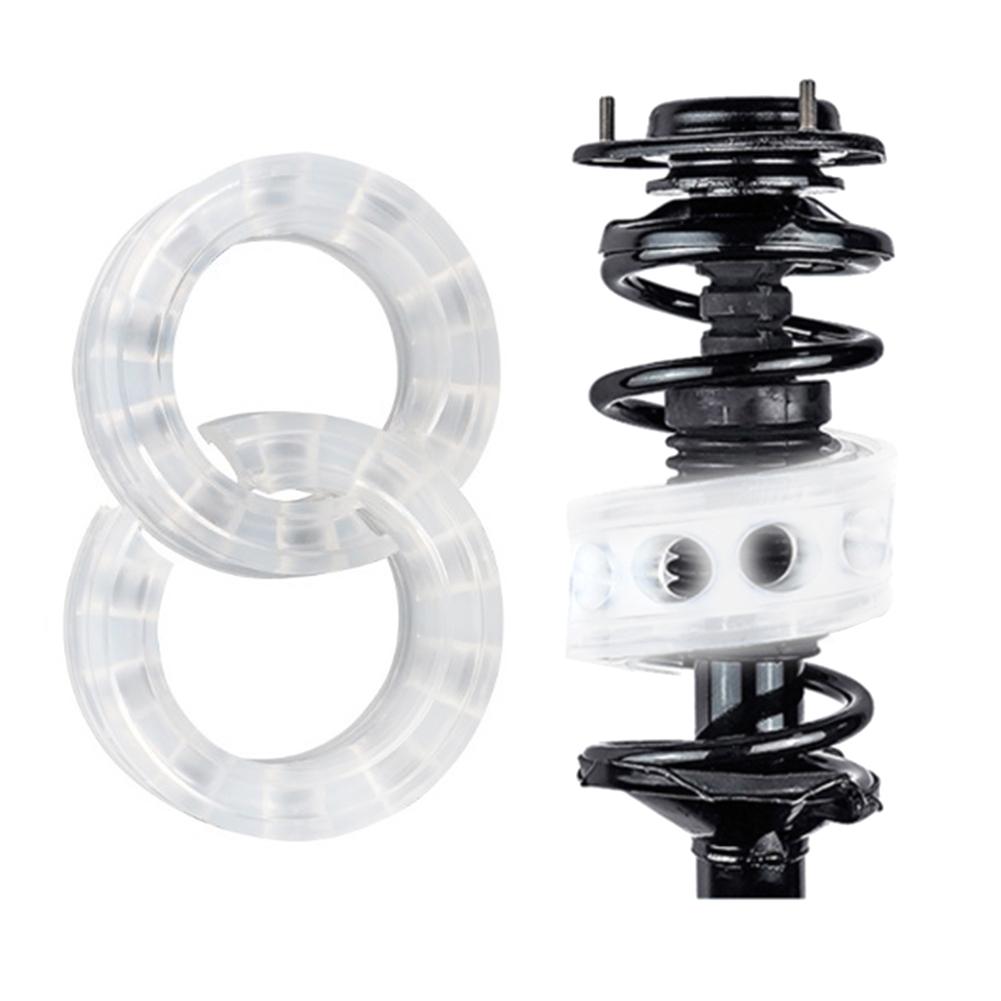 Shock-absorbing Rubber Buffer 2PCS Transparent Automobile Shock Absorber For Spring Clearance 23/27MM