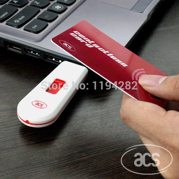 Acr122T token nfc reader writer USB interface + 5 stks ultralight nfc tag + gratis SDK disc