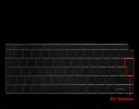 TPU Clear Keyboard Skin Silicone Protector Cover for for MacBook Pro with Touch Bar 13 15 A1989 A1706 A1990 US EU Japan Version: For A1706 A2159 / EU Version