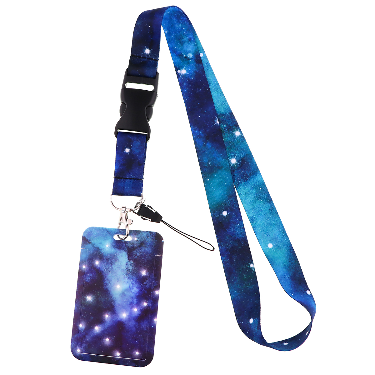CB1028 Smycze Starry Sky do kluczy Smycz na szyję Smycz na kartę ID Uchwyt na klucze Siłownia Uchwyt na identyfikator DIY Wiszący sznur Art Key Chain