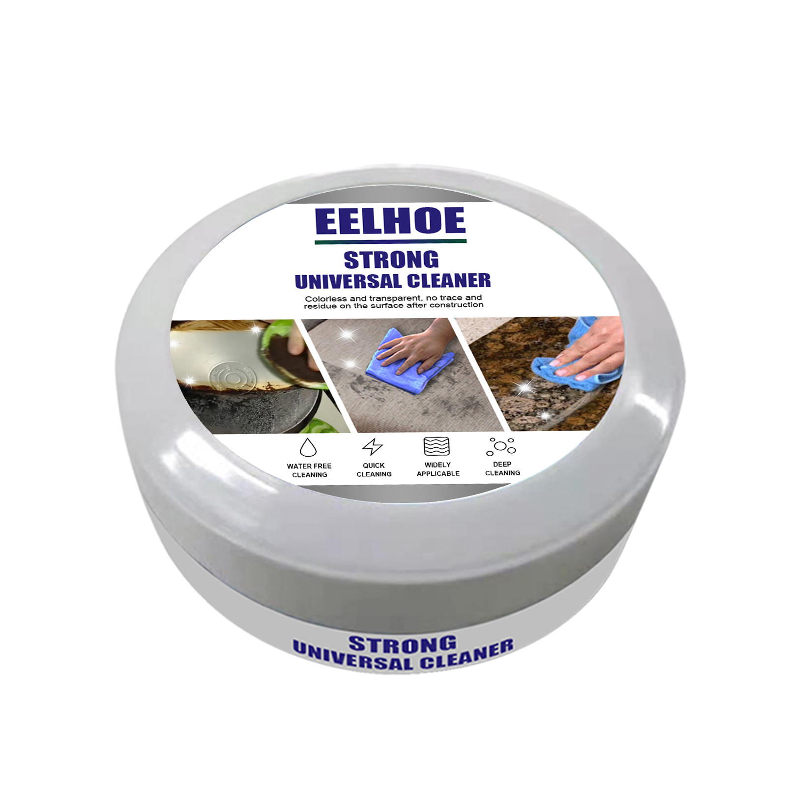 Kitchen Pot Cleaner Dirt Rust Remover Charred Stainless Steel Wok Pot Stains Cleanning Multi-purpose Grease Cleaner: Default Title