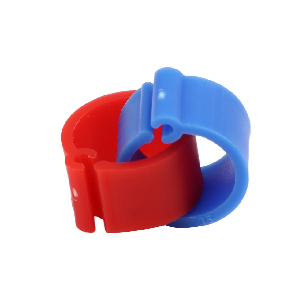 100 Pcs Duiven Ringen 6Mm Bajonet Identificatie Ring Opening Duif Ring Kleur Duif Voetring Duif Levert Vogel Apparaten