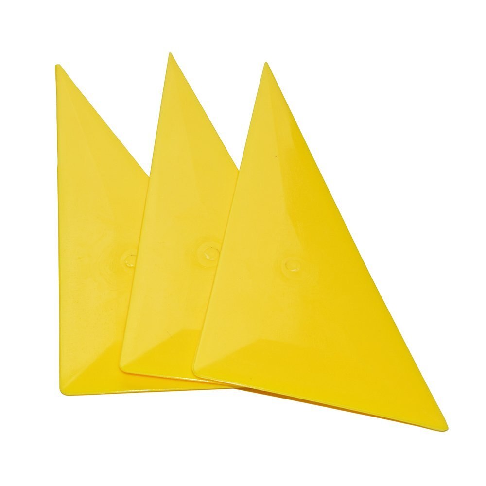 Ehdis Koolstofvezel Film Wikkelen Driehoek Zuigmond Window Muur Papier Tint Plastic Schraper Hoek Sticker Vinyl Installeren Auto Tool