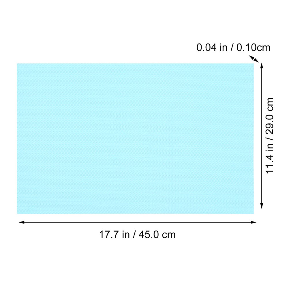 6pcs Fridge Liner Anti-slip Refrigerator Mat Shelf Fridge Liner Wardrobe Mat