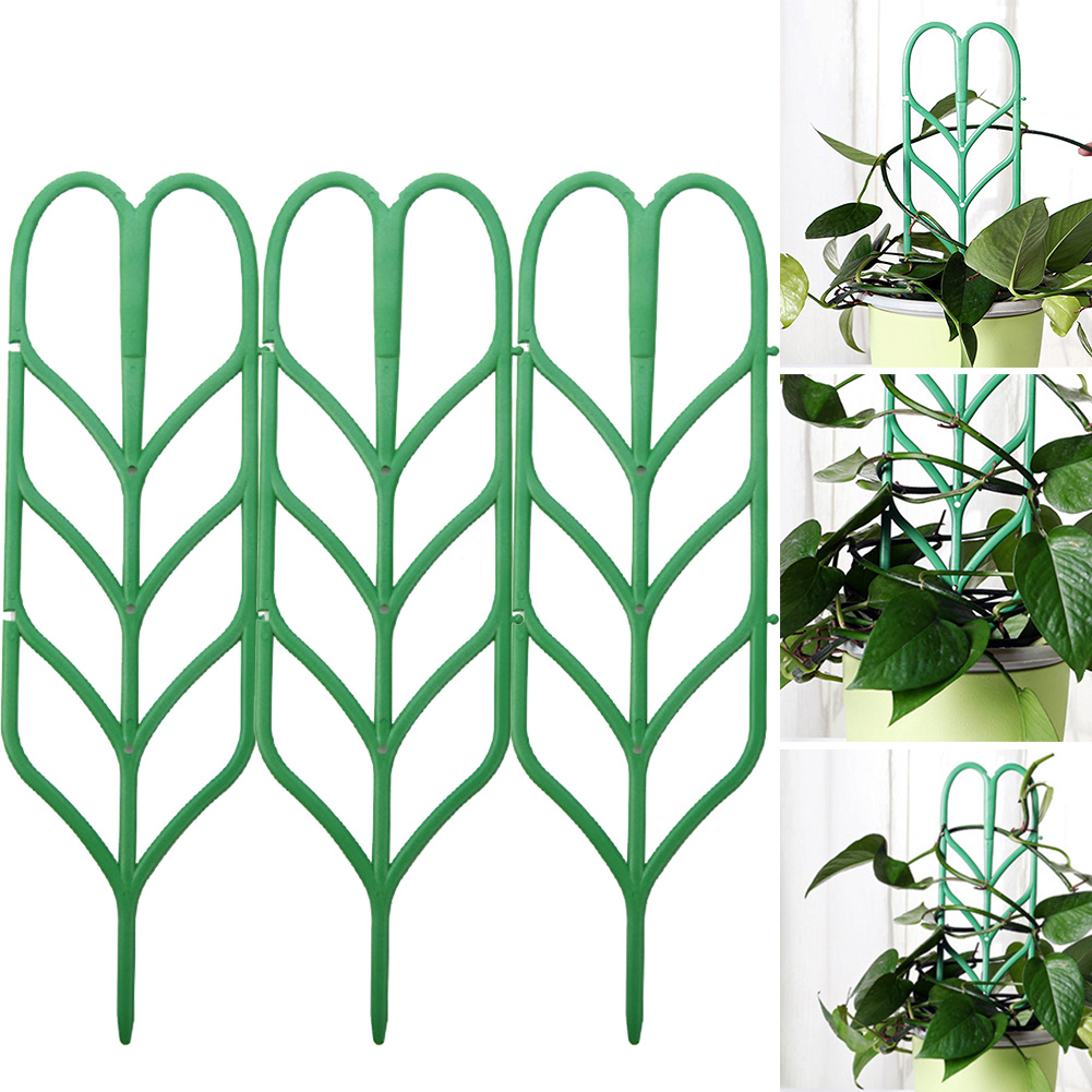 3 stk gør-det-selv mini espalieramme plante kunstig klatre blomsterstativ haveredskabsstativ støtte plantestøtteramme bevarelse